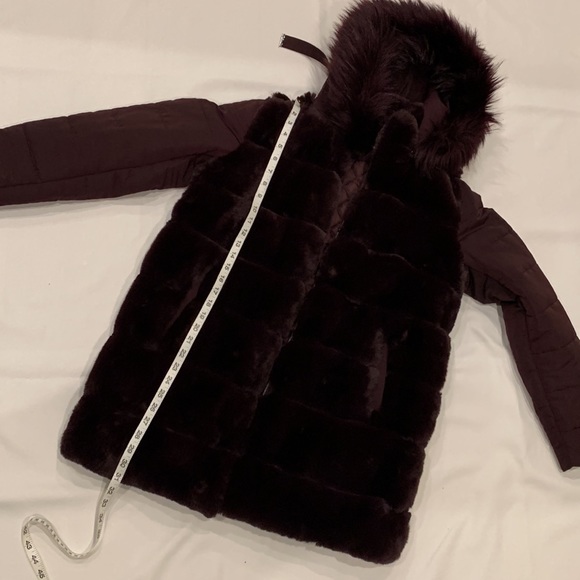 VIA SPIGA Faux Fur & Quilted Winter Coat - Picture 3 of 5